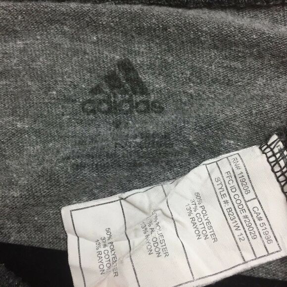 Adidas DC United T Shirt Tee M Logo Soccer Club Sports Graphic Gray Washington - Picture 9 of 12